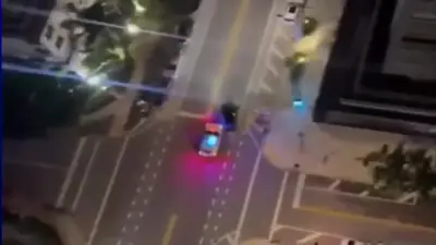 Witness describes police pursuit of stolen Ferrari that ended in crash involving power pole; suspect to face judge