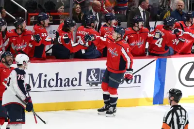 Chychrun scores twice to lift Capitals over Blue Jackets 5-1