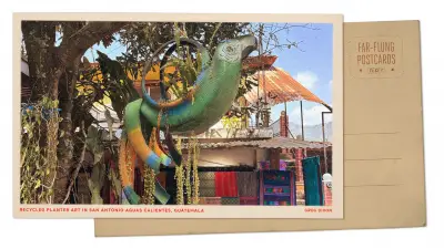 Greetings from Guatemala, where one person's trash becomes another's colorful art