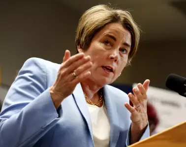 Maura Healey ready to cut local project spending if Massachusetts hits financial downturn