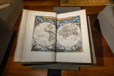 From 400-year-old globes to cosmic shrouds: A Maine library brings maps to life