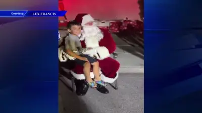 Pembroke Pines firefighters team up with Santa to spread holiday cheer ahead of Christmas