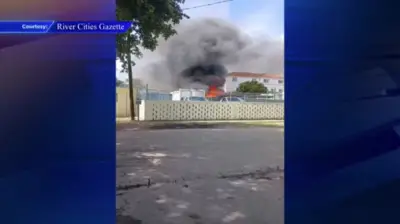 Garbage truck catches fire at Miami Springs facility; no injuries