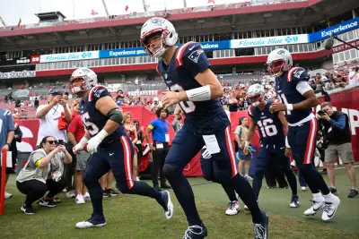 Patriots QB Drake Maye has idea on how to improve in rainy conditions