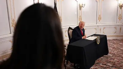 Trump calls reporter a ‘stupid person’ during tense exchange about National Guardsmen murder suspect