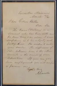 Abraham Lincoln letter seeking job for Black friend and valet now on display at presidential museum