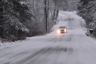 Winter storm dumps snow, rain across southern New England