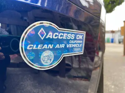 Caught in the carpool lane? CHP won’t cite solo EV drivers until Dec. 1