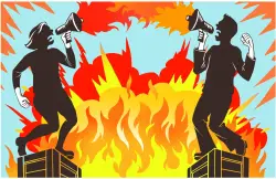 Are young people more likely to support political violence than older people?