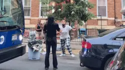 Furious mother-daughter duo viciously attacks driver for moving trash cans reserving parking spot: video