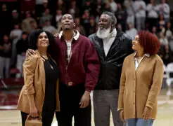 ‘It’s a special place’: Santa Clara retires Jalen Williams’s No. 24 jersey