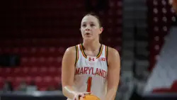 No. 9 Maryland loses freshman guard Lea Bartelme to a knee injury in an 88-70 win over Towson