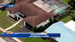 Child transported to hospital after nearly drowning in pool at Lauderdale Lakes home