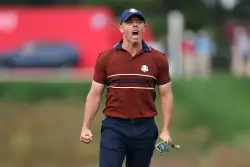 Ryder Cup MC steps down over foul-mouthed chant aimed at golfer Rory McIlroy