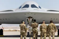 Second B-21 stealth bomber arrives at Edwards AFB as flight testing ramps up