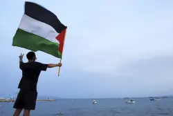 Activist group says a drone hit a Gaza aid boat in Tunisia, but authorities deny attack